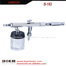 Good Quality Airbrush with glass suction pot B-182